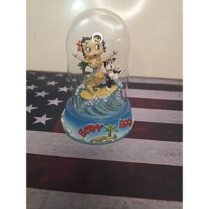 Betty Boop Surfboard Betty Hand Painted Sculpture 1996